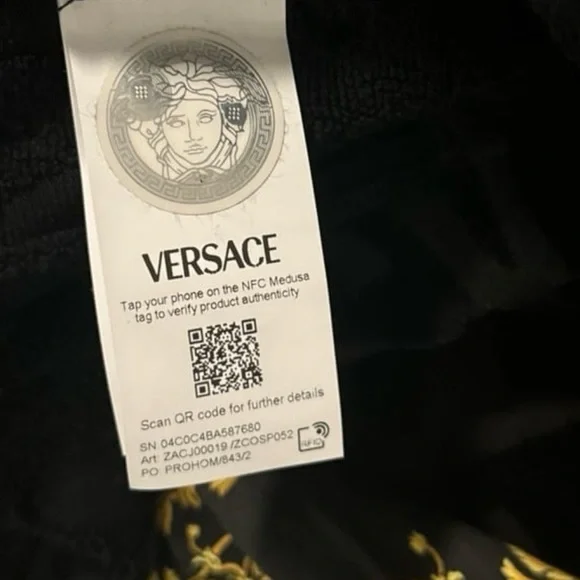 Versace Baroque Short Robe SMALL NWOT